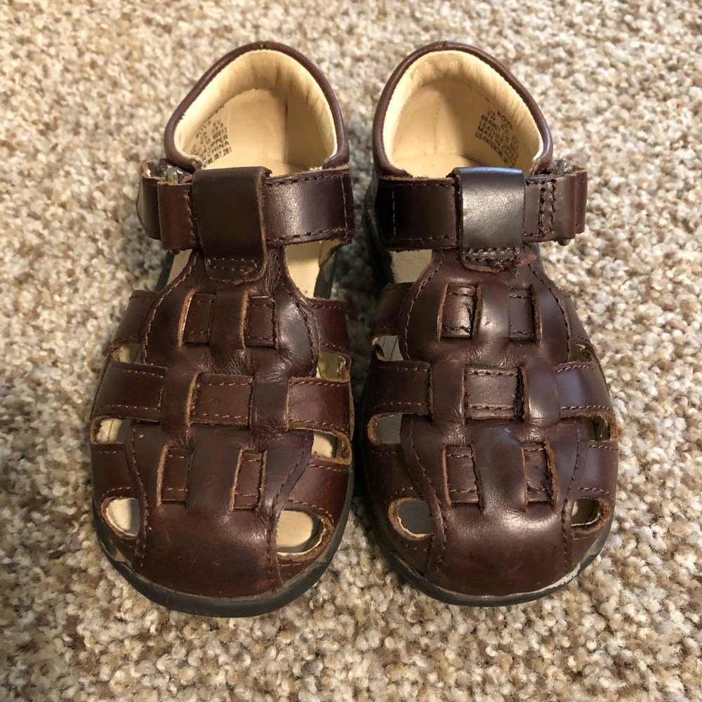 Stride Rite leather toddler boy sandals